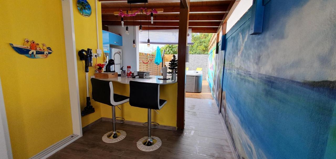 "Chez Claudia "Charmant Logement Avec Jacuzzi Privatif En Toute Intimite Sur Belle Terrasse Exterieure En Bois Et Piscine Courcelles 외부 사진